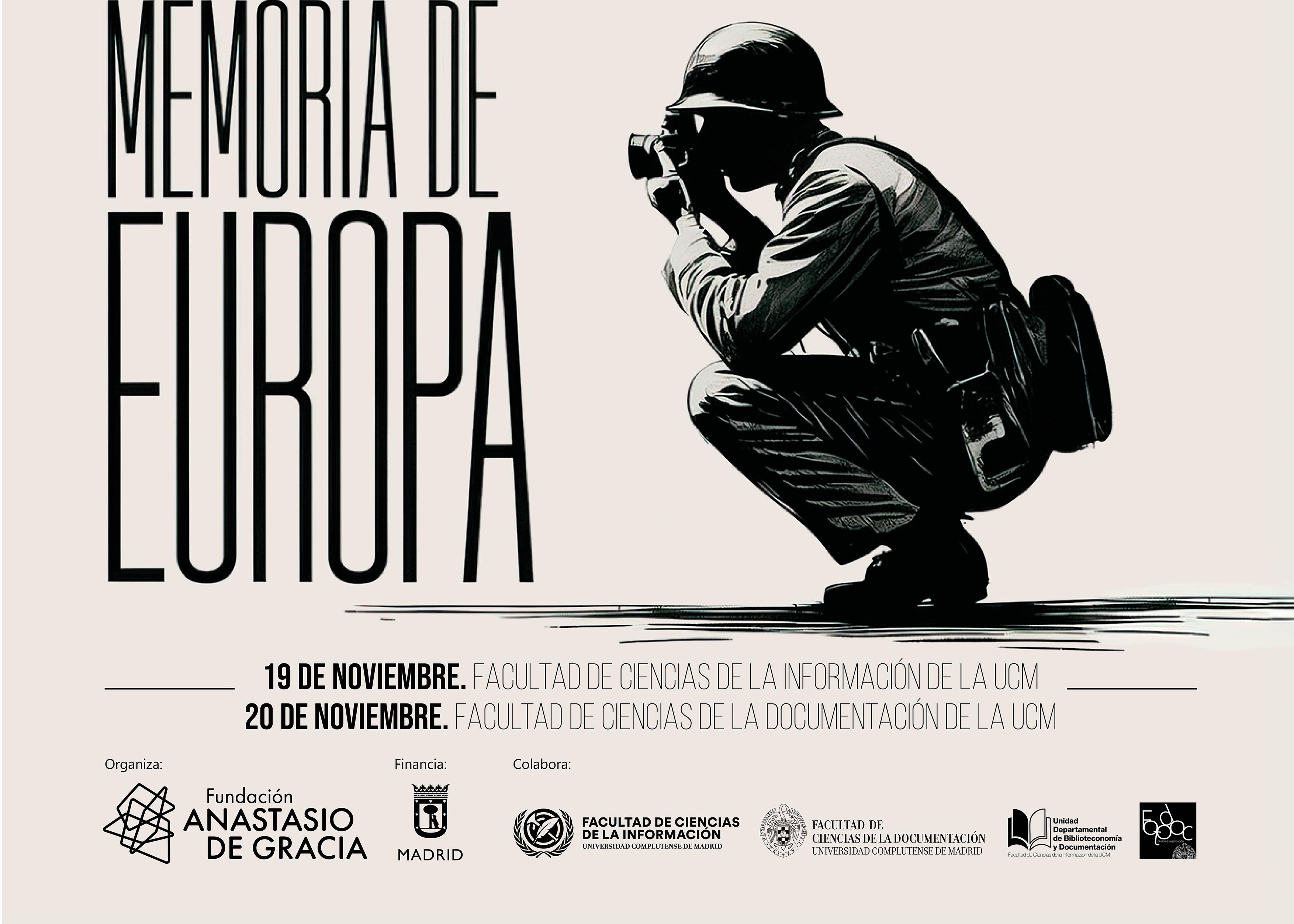 Rober Capa y la Memoria de Europa 20 de noviembre Facultad de Ciencias de la Documentación